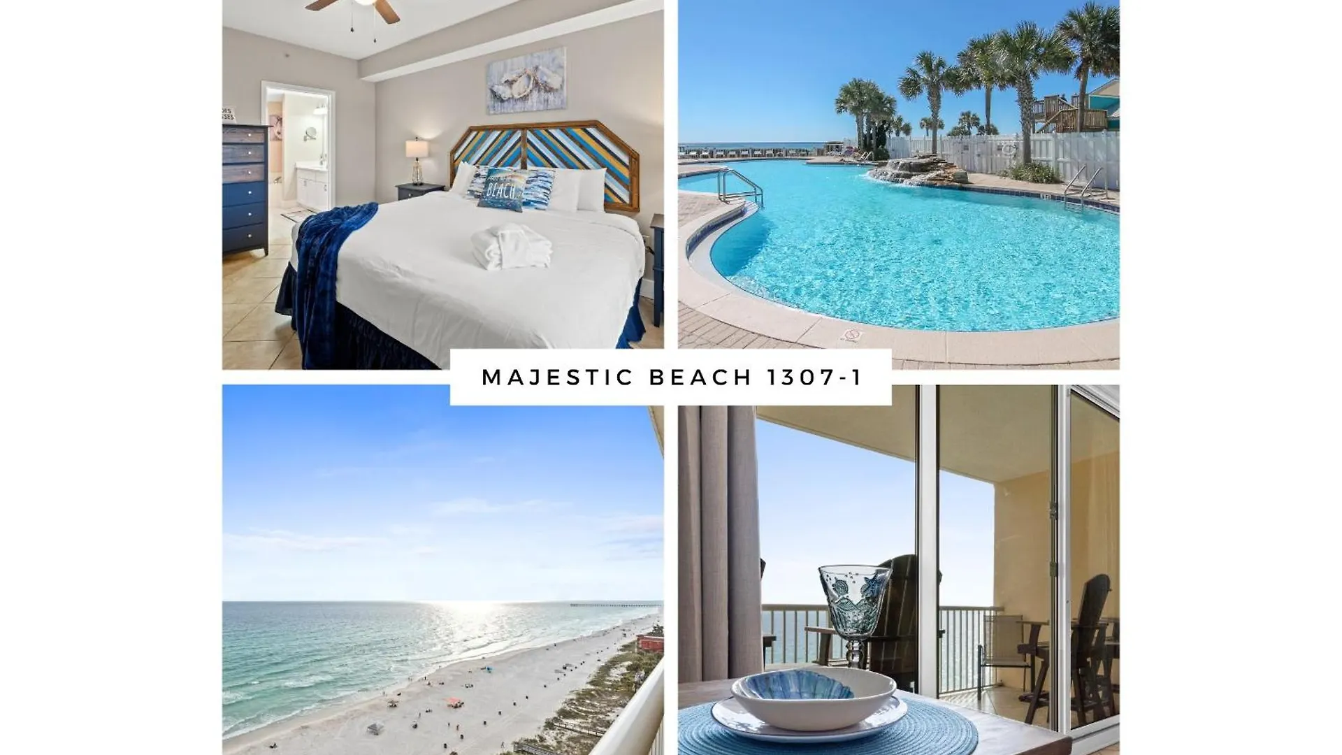 Holiday home Majestic Beach Resort #1307-1 By Book That Condo Panama City Beach